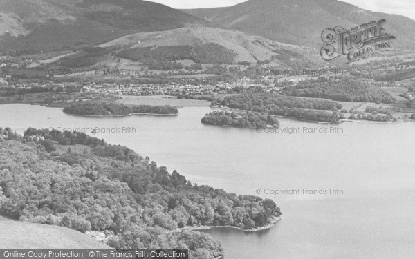 Photo of Keswick, And Derwentwater From Cat Bells c.1955