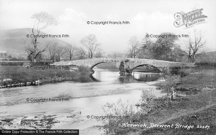 Photo of Keswick, Derwent Bridge 1889