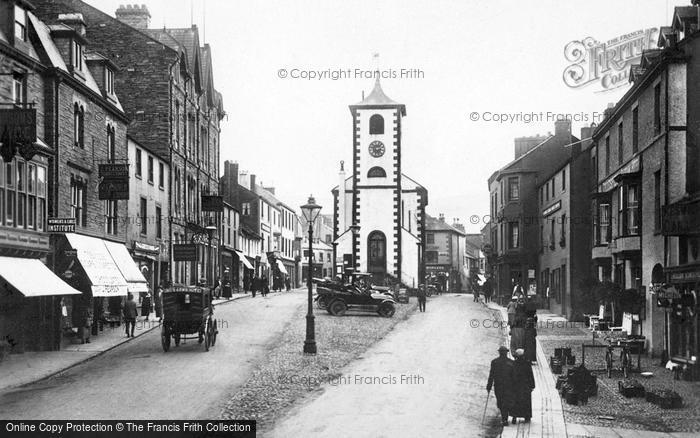 Photo of Keswick, Main Street And Town Hall c.1925