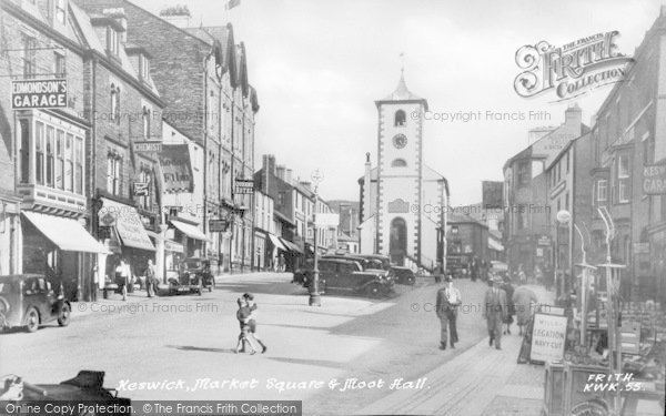 Photo of Keswick, Market Square And Moot Hall c.1950