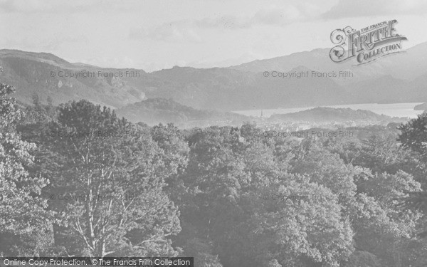 Photo of Keswick, View From The Terrace, Underscar House c.1950