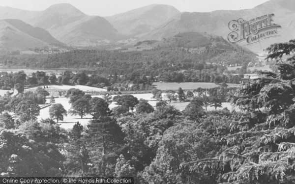 Photo of Keswick, View From Underscar House c.1950