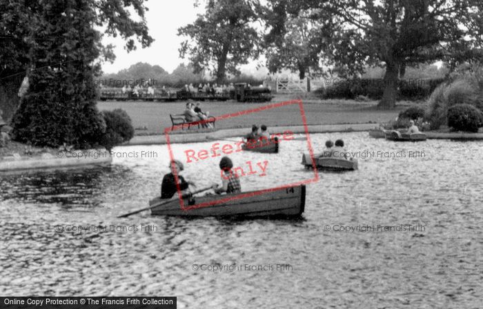 Photo of Kettering, Boating In Wicksteed Park c.1960
