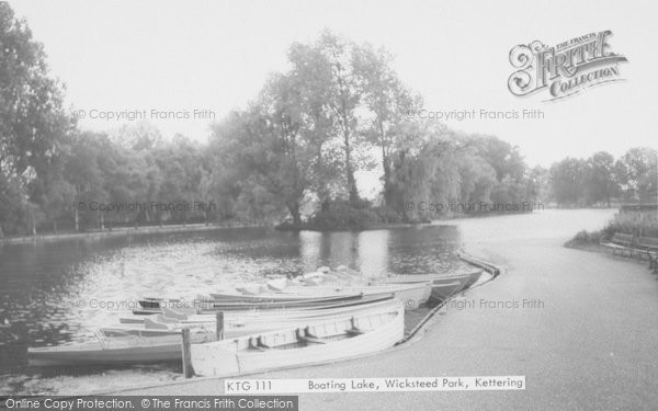 Photo of Kettering, Boating Lake, Wicksteed Park c.1965