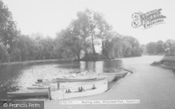 Boating Lake, Wicksteed Park c.1965, Kettering
