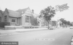 Library And Sheep Street c.1965, Kettering