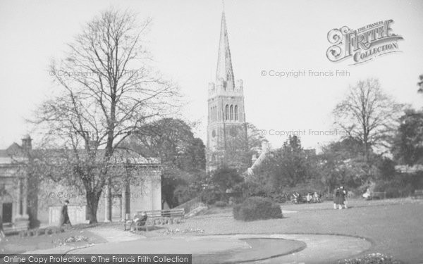 Photo of Kettering, Manor House Fields And St Peter And St Paul's Church c.1965