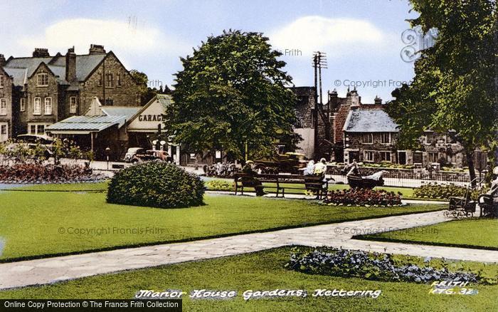Photo of Kettering, Manor House Gardens c.1955