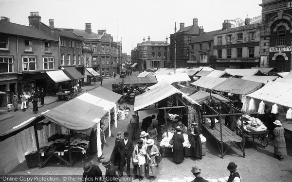 Photo of Kettering, Market 1922