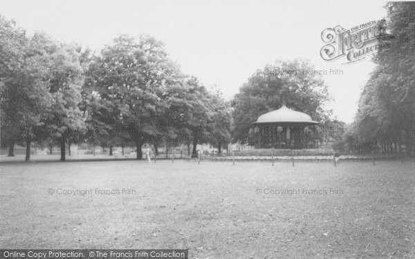 Photo of Kettering, The Bandstand, Rockingham Road Pleasure Gardens c.1965