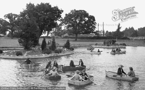 Photo of Kettering, The Children's Boating Pool, Wicksteed Park c.1955