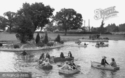 The Children's Boating Pool, Wicksteed Park c.1955, Kettering