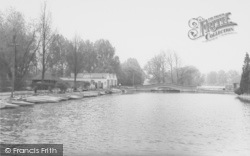 The Lake, Wicksteed Park c.1965, Kettering