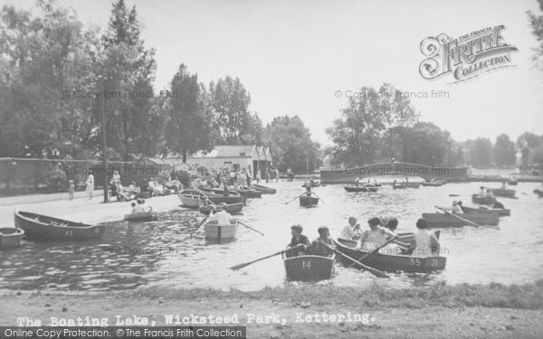 Photo of Kettering, Wicksteed Park, Boating Lake c.1965