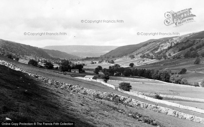 Photo of Kettlewell, Looking Up The Dale From Moor End c.1955