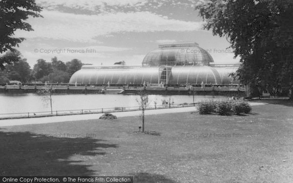 Photo of Kew, Lake And Palmhouse c.1960