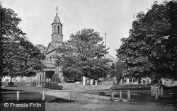 St Anne's Church From The Green c.1895, Kew