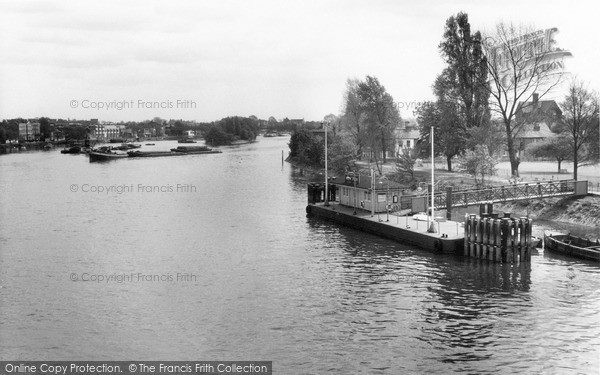 Photo of Kew, View From The Bridge c.1960