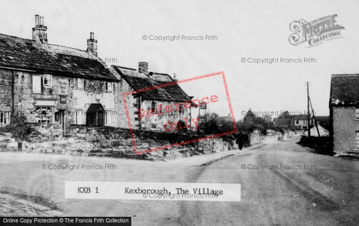Photo of Kexbrough, The Village c.1955
