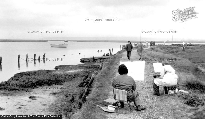 Keyhaven, the Harbour c1955