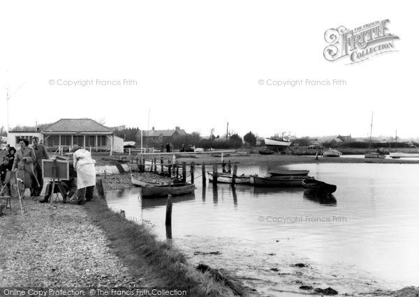 Photo of Keyhaven, The Harbour c.1955