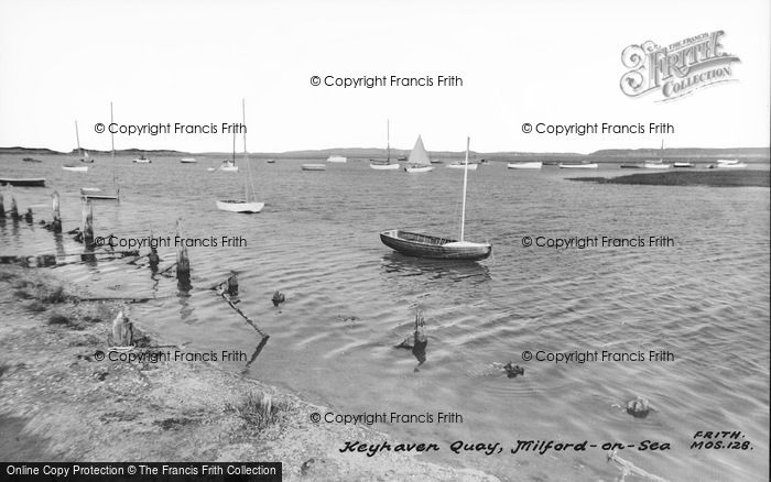 Photo of Keyhaven, The Quay c.1960
