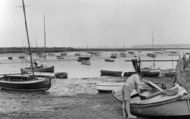 The Yachting Basin c.1955, Keyhaven