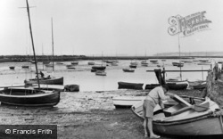The Yachting Basin c.1955, Keyhaven