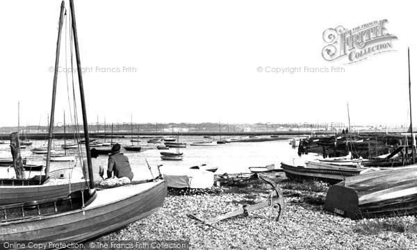Photo of Keyhaven, The Yachting Basin c.1955