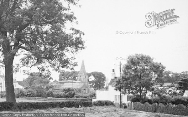 Photo of Keyingham, The Village And Church c.1955