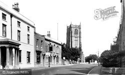 Parish Church And Street c.1950, Keynsham