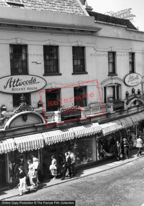 Photo of Kidderminster, Attwoods, Town Centre 1957