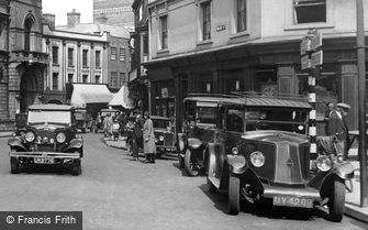 Kidderminster, Cars, the Swan Hotel 1931