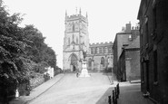 Kidderminster, Church Street and St Mary and All Saints Church 1931