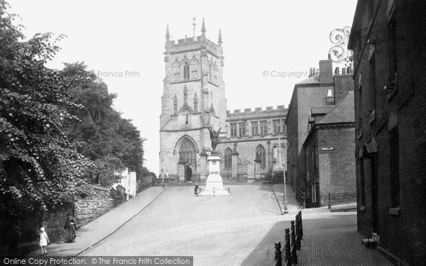 Photo of Kidderminster, Church Street and St Mary and All Saints Church 1931