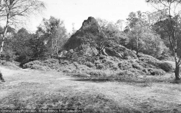 Photo of Kidderminster, Habberley Valley, Peckett Rock c.1960