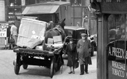 Horse And Cart At The Bull Ring c.1950, Kidderminster