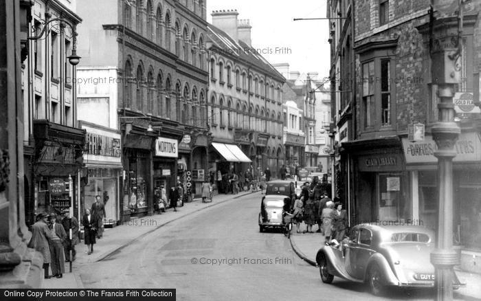 Photo of Kidderminster, Shopping On Vicar Street c.1950