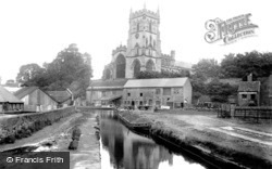 Kidderminster, St Mary and All Saints Church and Canal 1931