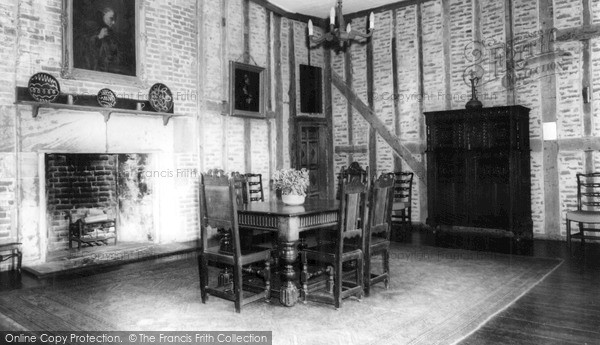 Photo of Kidderminster, The Banqueting Hall, Harvington Hall c.1965