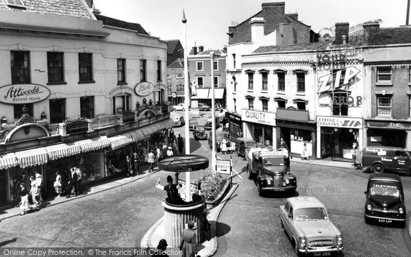 Photo of Kidderminster, Town Centre 1957