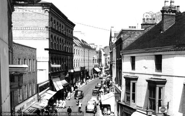 Photo of Kidderminster, Vicar Street c.1959