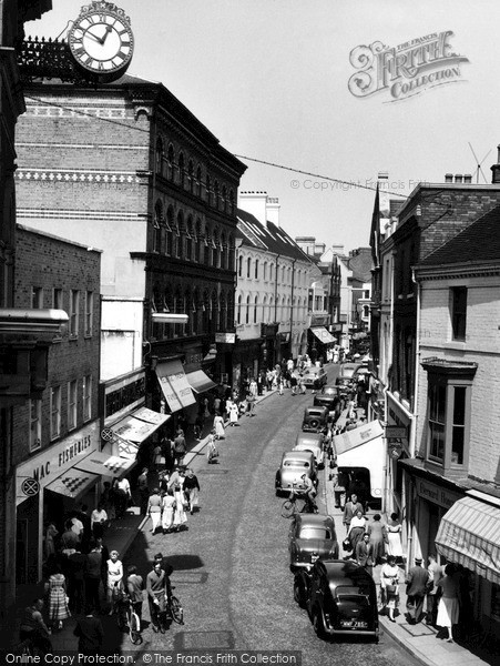 Photo of Kidderminster, Vicar Street c.1959