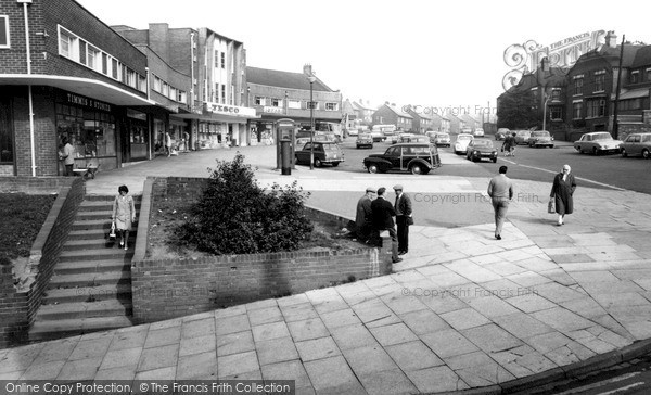 Photo of Kidsgrove, Shopping Centre c.1965