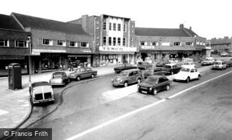 Kidsgrove, the Shopping Centre c1970