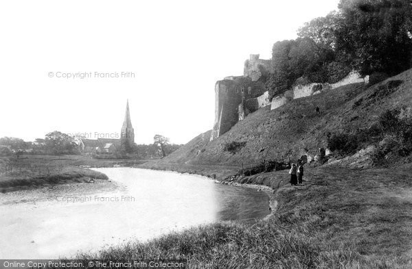 Photo of Kidwelly, Castle And St Mary's Church 1893