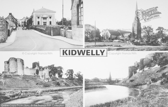 Photo of Kidwelly, Composite c.1955