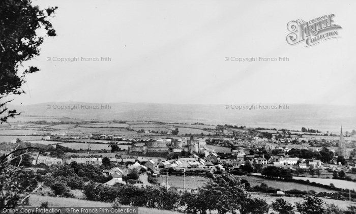 Photo of Kidwelly, General View c.1955