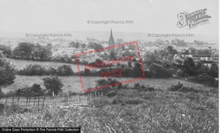 Photo of Kidwelly, General View c.1955