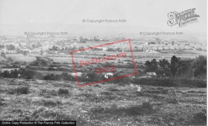 Photo of Kidwelly, General View c.1955